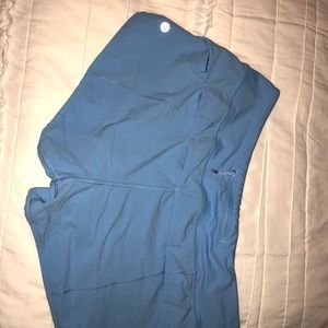 light blue athletic shorts